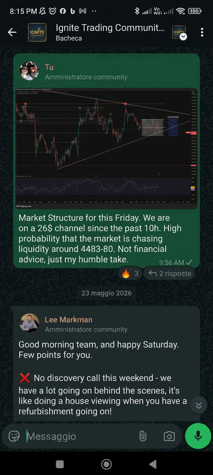 A real daily gold analysis from the community: chart, key levels, and the reasoning behind them.